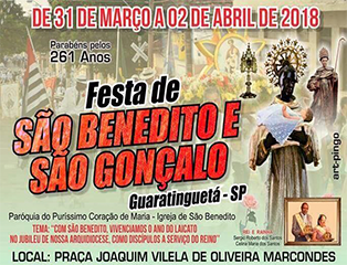 São Benedito e São Gonçalo 2018