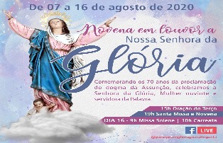 Paróquia Nossa Senhora da Glória celebra padroeira