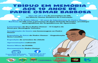 TRÍDUO EM MEMÓRIA AOS  10 ANOS  DE FALECIMENTO DO PE OSMAR