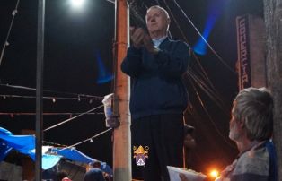 Noite de Pastoral de Rua da Missão Sementes conta com a presença de Dom Orlando Brandes